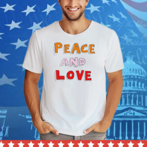 Bella Freud Peace And Love Tee Shirt