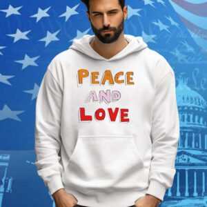 Bella Freud Peace And Love Tee Shirt