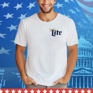 Ben Drankin Miller Lite 4th Of July Tee Shirt