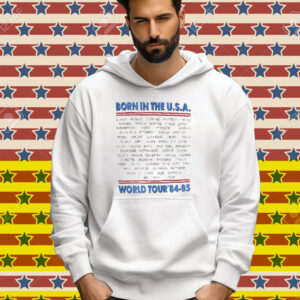 Bruce Springsteen And The E Street Band Born In The USA World Tour ’84-85 Tee Shirt