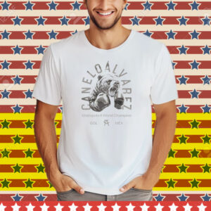 Canelo Alvarez Bear In Mind Undisputed World Champion GDL MEX Tee Shirt