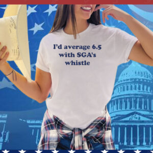 Christopher Olson I'd Average 6.5 With Sga's Whistle Tee Shirt