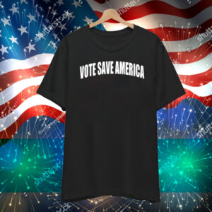 Dabtheink Wearing Vote Save America T-Shirt
