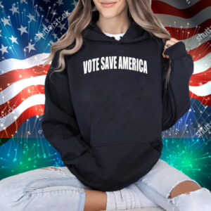 Dabtheink Wearing Vote Save America T-Shirt