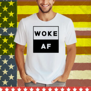 David Wearing Woke Af Tee Shirt