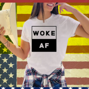 David Wearing Woke Af Tee Shirt