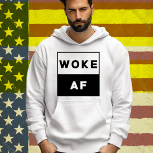 David Wearing Woke Af Tee Shirt