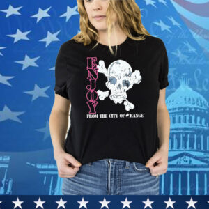 Enjoy From The City Of Range Skull Tee Shirt