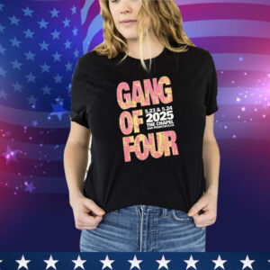 Gang Of Four May 23-24 2025 The Chapel San Francisco CA Tee Shirt