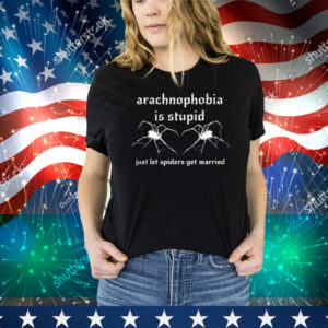 Girlycore Arachnophobia Is Stupid Just Let The Spiders Get Married T-Shirt