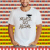 Halloween Horror Nights 2025 Never Go Alone Tee Shirt