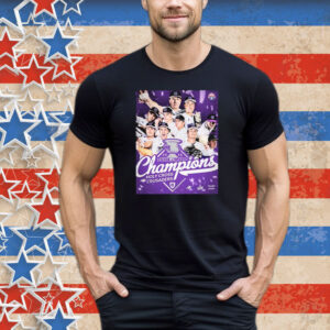Holy Cross Crusaders Baseball Are The 2025 Patriot League Champions Tee Shirt