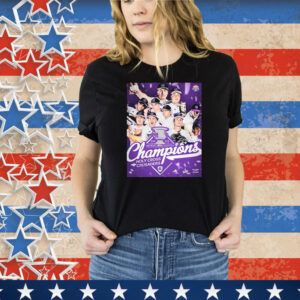 Holy Cross Crusaders Baseball Are The 2025 Patriot League Champions Tee Shirt