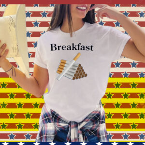 Illegalshirts Breakfast Cigarette Tee Shirt