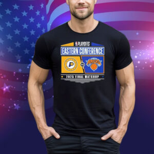Indiana Pacers Vs New York Knicks 2025 Eastern Conference Finals NBA Playoffs Matchup Tee Shirt