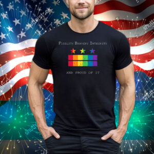 Jack Poso Fidelity Bravery Integrity And Proud Of It Tee Shirt