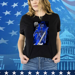 Jack White The Snares Tour May 26 2025 Sacramento Skeleton Tee Shirt