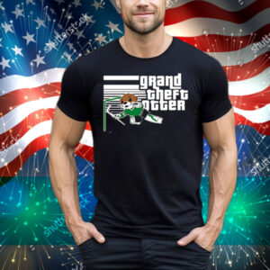 Jake Oettinger Grand Theft Otter Dallas Hockey Tee Shirt