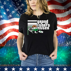 Jake Oettinger Grand Theft Otter Dallas Hockey Tee Shirt