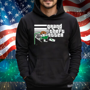 Jake Oettinger Grand Theft Otter Dallas Hockey Tee Shirt