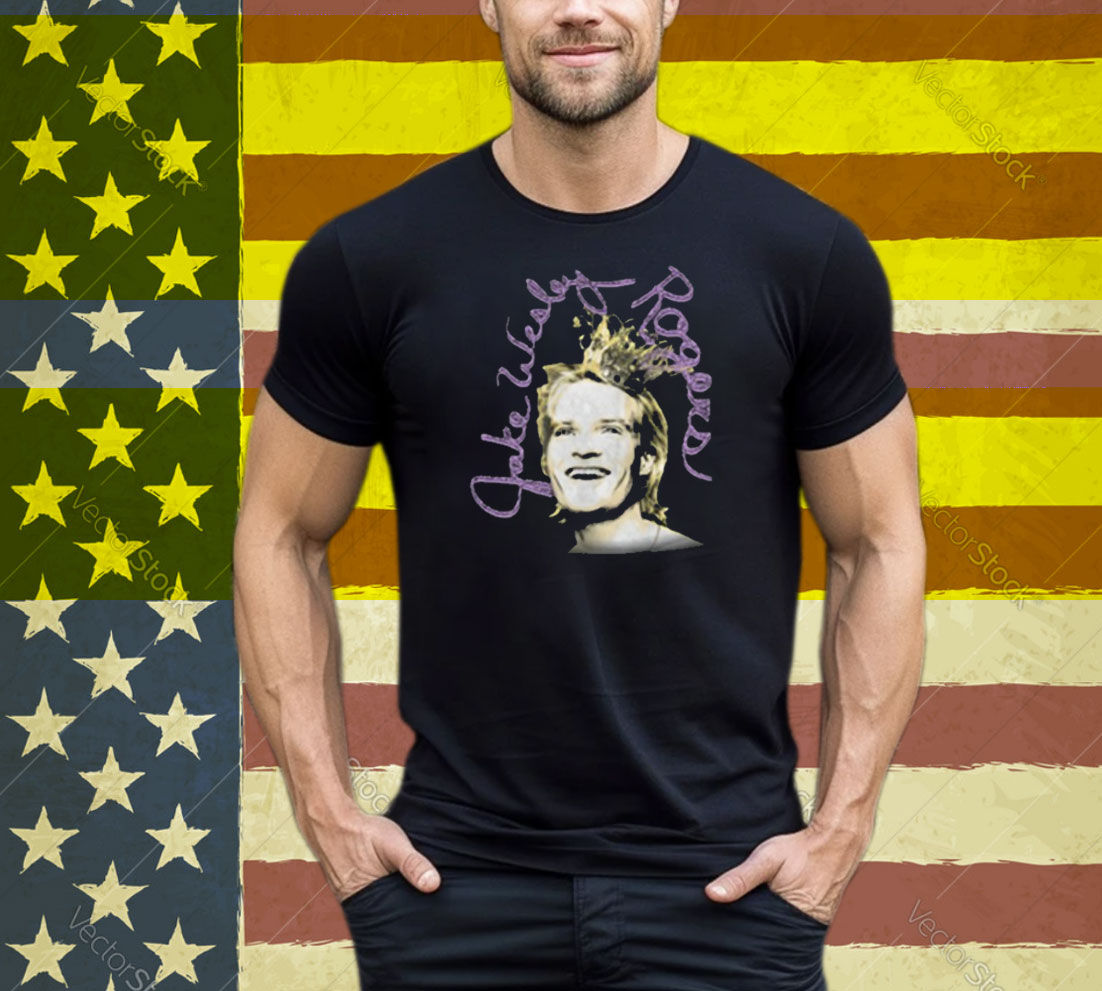 Jake Wesley Rogers Crown Portrait Tee Shirt