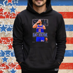 Jalen Brunson King Of New York Knicks Slam Cover Tee Shirt
