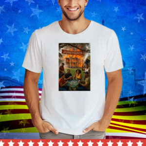 Juneteenth La Plantation Fire Tee Shirt