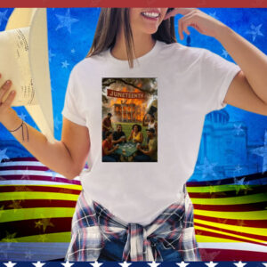 Juneteenth La Plantation Fire Tee Shirt