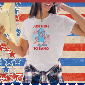 Just Here To Bang Tee Shirt