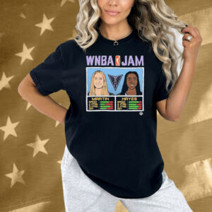 Kate Martin And Tiffany Hayes WNBA Jam Golden State Valkyries Shirt