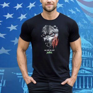 Khamzat Chimaev Run With The Wolf Full Violence Tee Shirt