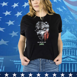 Khamzat Chimaev Run With The Wolf Full Violence Tee Shirt