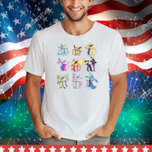 LGBT Pokemon Eeveelutions Pride Tee Shirt
