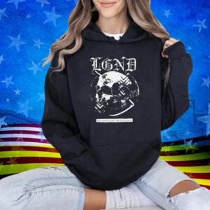 Lgnd You Were Just A Black Cloud Skull T-Shirt