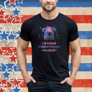 Lightning In A Bottle Call To Reach A Higher Frequency A New Dimension Hotline LIB Fest Tee Shirt