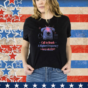 Lightning In A Bottle Call To Reach A Higher Frequency A New Dimension Hotline LIB Fest Tee Shirt