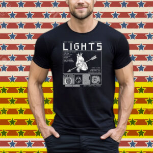 Lights Alive Again Lyric Tee Shirt