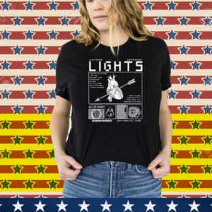 Lights Alive Again Lyric Tee Shirt