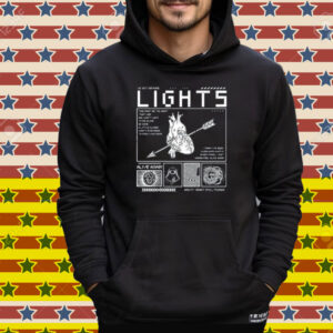Lights Alive Again Lyric Tee Shirt