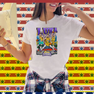 Luka Doncic Los Angeles Lakers Planet Euphoria Tee Shirt