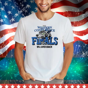 Minnesota Timberwolves 2025 Western Conference Finals Wolves Tee Shirt