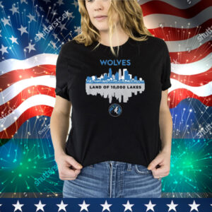Minnesota Timberwolves Land of 10000 Lakes Tee Shirt