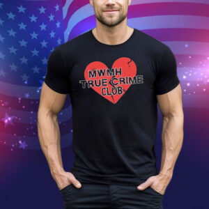 Murder With My Husband True Crime Club Broken Heart Tee Shirt