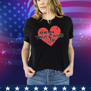 Murder With My Husband True Crime Club Broken Heart Tee Shirt