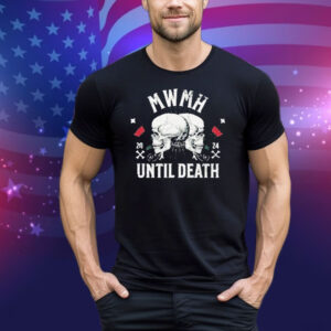 Murder With My Husband True Crime Club Until Death Skull 2024 Tee Shirt