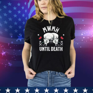 Murder With My Husband True Crime Club Until Death Skull 2024 Tee Shirt