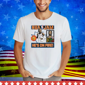 NBA Jam Knicks Jalen Brunson Tee Shirt