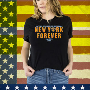 New York Knicks Forever Playoffs 2025 Eastern Conference Semifinals Tee Shirt