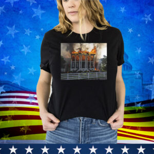 Nottoway Plantation Fire Tee Shirt
