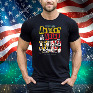 Official AEW 2025 Double or Nothing Anarchy in the Arena Sunday May 25 Arizona Vintage Retro Tee Shirt